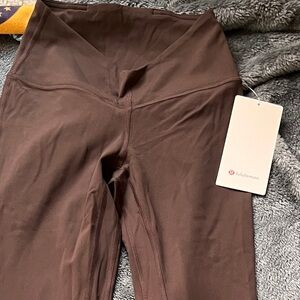 Lululemon align mini flare, size 4, espresso